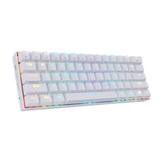 Redragon - DRACONIC REACONDICIONADO Teclado Mecánico Gaming RGB Blanco - Layout USA REACONDICIONADO