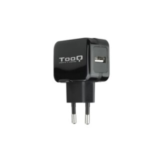 Tooq - Cargador de USB 5V 2.4 A negro