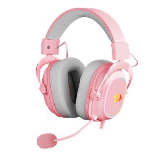 Redragon - ZEUS X Auricular Gaming RGB Virtual 7.1 USB Micrófono Rosa
