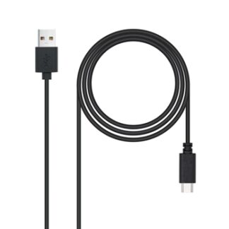 CABLE USB 2.0 3A, TIPO USB-C/M-A/M, NEGRO, 3.0 M