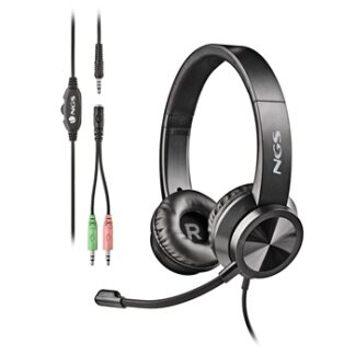 NGS - Auriculares NGS MSX 11 Pro - con Microfono - Jack 3.5 - Negros