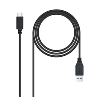 Nanocable - Cable USB 3.1, Gen2 10 Gbps 3A, tipo USB-C/M-A/M, Negro, 2 m