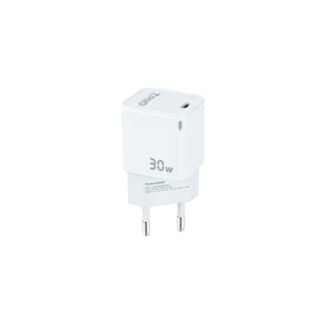 TooQ - CARGADOR DE PARED GAN USB-C/PD 30W