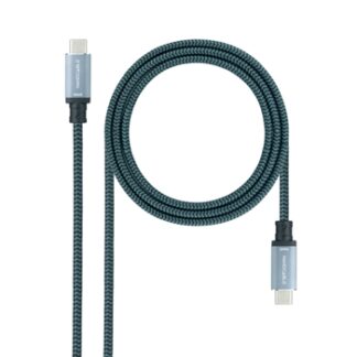 CABLE USB 3.1 GEN2 5A USB-C/M-USB-C/M NEG/GR 0.5 M