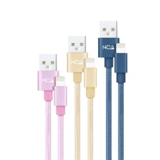 3 CABLES LIGHTNING A USB A/M, RO-DO-AZ MALLADO, 1M