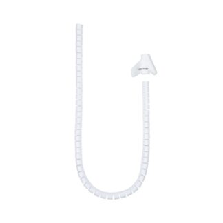 ORGANIZADOR DE CABLES FLEXIBLE 25MM 3 M BLANCO