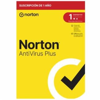 Norton Antivirus - 2GB almacenamiento - 1 usuario - 1 dispositivos - 12 meses - Firewall - Gestor contraseñas - ESD licencia electrónica