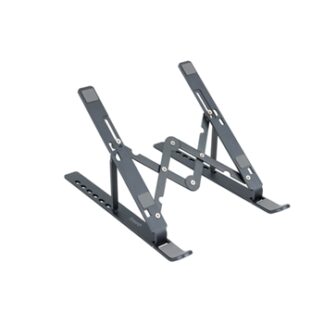 SOPORTE ELEVADOR ALUMINIO PLEGABLE PORTÁTILES GRIS