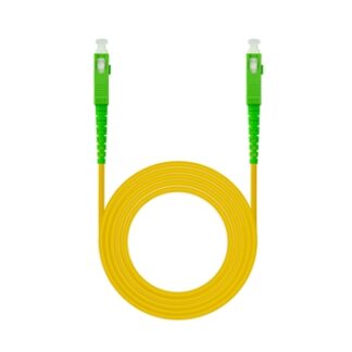 CABLE FIBRA SC/APC-SC/APC MONOMODO LSZH AMARIL.80M