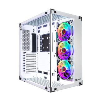 Talius Cronos - ATX - Black RGB Cristal Templado USB 3.0 - Blanca