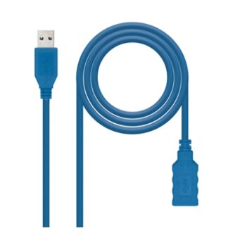 CABLE USB 3.0, TIPO A/M-A/H, AZUL 2.0 M