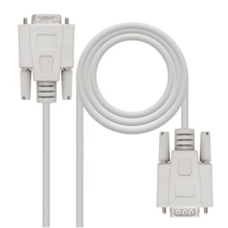 CABLE SERIE NULL MODEM, DB9/M-DB9/H, 6.0 M
