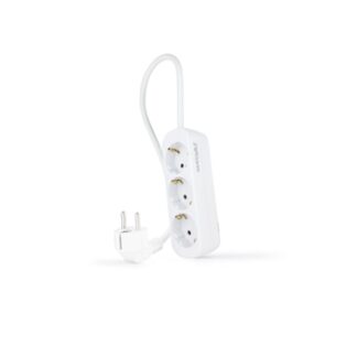 REGLETA 3 TOMAS, 1.4 M BLANCA
