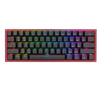 Redragon - FIZZ PRO Teclado Mecanico Gaming Inalambrico RGB Español LA Negro
