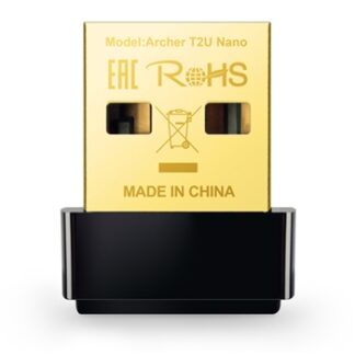 USB WIFI DUALBAND TP-LINK ARCHER T2U Tamaño NANO AC600 150MB EN 2,4GHZ Y 433MB EN 5GHZ