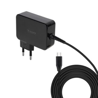 CARGADOR PORTATIL GAN USB-C PD 90W, NEGRO