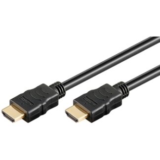 Cable series 2.0 High Speed HDMI - with Ethernet, 7,5m, Black - HDMI male type A - HDMI male type A