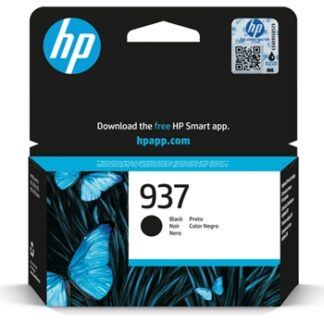 HP 937 Negro Cartucho de Tinta Original - 4S6W5NE