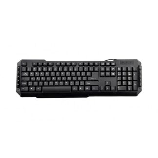 3Go KBDRILEUSB2 - Teclado multimedia Drile - 105 teclas + 10 multimedia - USB - Negro