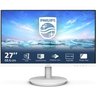 Monitor Philips 271V8AW 27"/ Full HD/ Multimedia/ Blanco