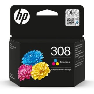 HP Cartucho 308 Color Cian, Magenta y Amarillo 120 p