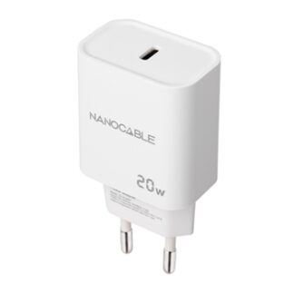 CARGADOR USB-C PD 20W BLANCO