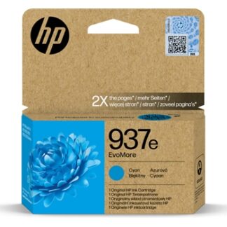 HP 937e Cyan Cartucho de Tinta Original - 4S6W6NE