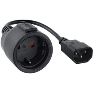 CABLE ADAPTADOR C14/M a CEE7/H, 16A, 50 CM
