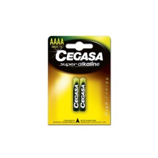 Cegasa Super Alkaline LR8D425 Pack de 2 Pilas AAAA - Alta Tecnologia - Fiabilidad - Elevado Rendimiento - Maximas Prestaciones