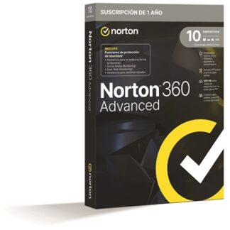 Norton 360 Advanced PWM 200GB ES - 1 usuario - 10 dispositivos - 12 meses - Caja