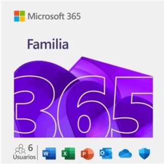 Microsoft 365 Familia - Licencia de suscripción ( 1 año ) - 1 usuario, hasta 6 PCs - Windows, MacOS - Multilenguaje - ESD licencia electrónica