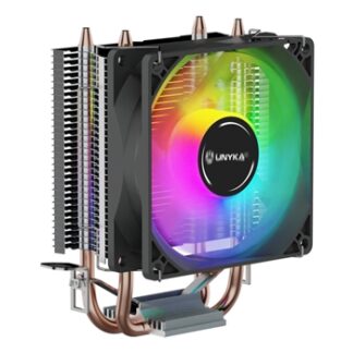 Unyka Unycool H20 ARGB - Ventilador para CPU - Válido para 1200/1700 - AMD AM5/AM4 - 22dBA - TDP 90W