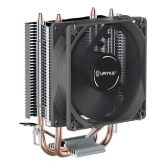 Unyka Unycool H20 Negro - Ventilador para CPU - Válido para 1200/1700 - AMD AM5/AM4 - 22dBA - TDP 90W