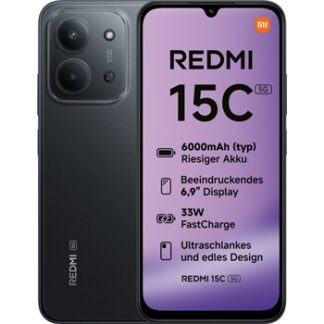 XIAOMI Redmi 15C NFC 5G 6.9 4/128GB Midnight Black