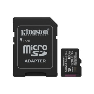 Kingston Tarjeta Micro SDXC 128GB Gen3 Clase 10 150MB/s Canvas Select Plus - Incluye adaptador