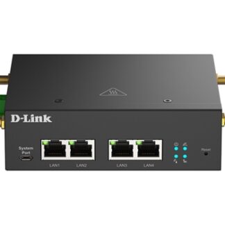 Dlink DWM-314-G - Modem Router 5G - 4 x GbE - 2 x micro SIM 3FF - Carcasa acero galvanizado - Montaje en pared o carril DIN - Industrial