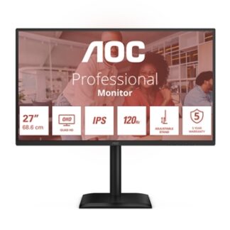 AOC Q27E4U Monitor 27 2K 120Hz HDMI USB DP IPS AA