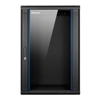 Rack mural Phasak 19" 20U 542x450 negro Desmontado