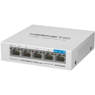 Keenetic PoE Switch 5 - Switch Switch - 5xRJ5 1Gbps (4xPoE) - 802.3af/at