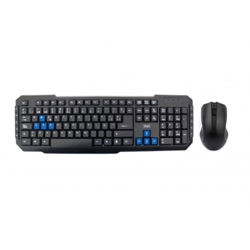 3GO COMBO TECLADO + RATON MULTIMEDIA DRILE NEGRO WIRELESS USB