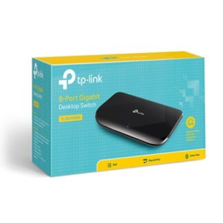 TPLINK - Switch 8P 10/100/1000 Mbps TPLink TL SG1008D - Carcasa plástico