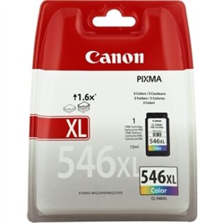 CANON CARTUCHO COLOR CL546XL 13ML 300 PÁGINAS BLISTER+ALARMA ACÚSTICO- MAGNÉTICA PIXMA/MG2450/MG2550