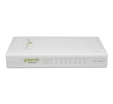 D-Link DGS-1008D - Conmutador - Switch 8 puertos - EN, Fast EN, Gigabit EN - 10Base-T, 100Base-TX, 1000Base-T