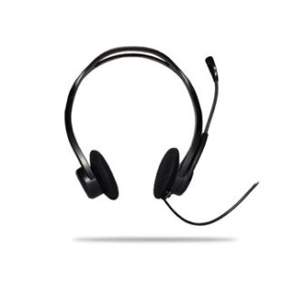 Logitech PC Headset 960 USB - Casco con auriculares ( semiabierto )