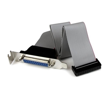 StarTech.com Bracket Paralelo DB25 - Cable interno 40cm - Perfil bajo