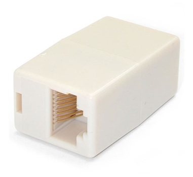 Adaptador de red StarTech.com RJ45COUPLER - 1 x RJ-45 Hembra - 1 x RJ-45 Hembra - Beige