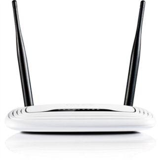 TPLINK TL-WR841N - Router inalámbrico neutro - conmutador de 4 puertos - 802.11b/g/n 300 Mbps - sobremesa - 2 antenas fijas