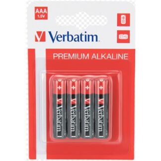 Verbatim - Pack 4 Pilas AAA LR03 Alcalinas