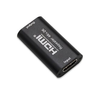 Nanocable - Repetidor HDMI A/H a A/H - Hasta 40 metros - Soporta 4K/2K - Negro