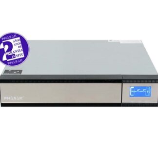 Phasak - SAI PH 9320 - Online - 2KVA/1600W - Formato Rack - 4 IEC - LCD - USB+RS232+RJ45 - Baterias 4x 9Ah